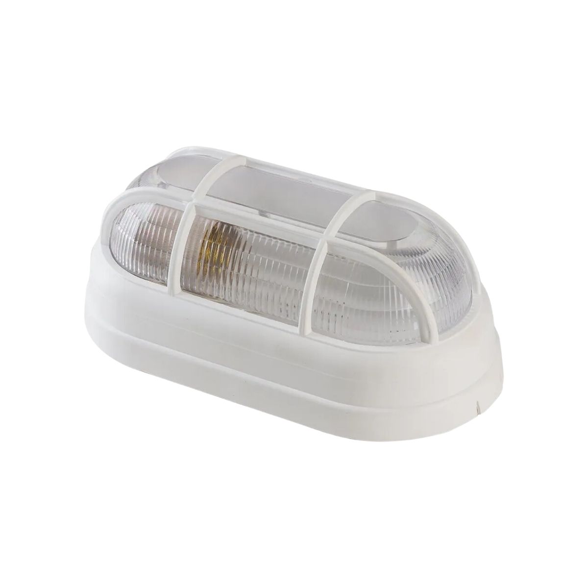 Luminária Tartaruga Com Grade Branco - Kin Light