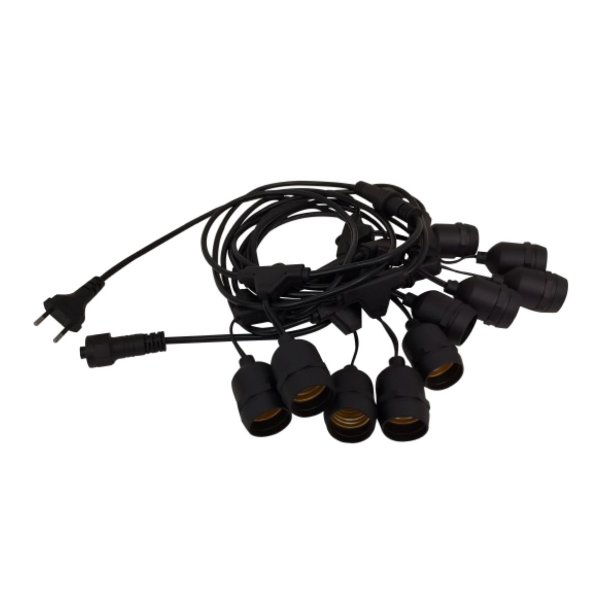 Cordão De Luz Preto C/ 10 Lâmpadas - Ourolux