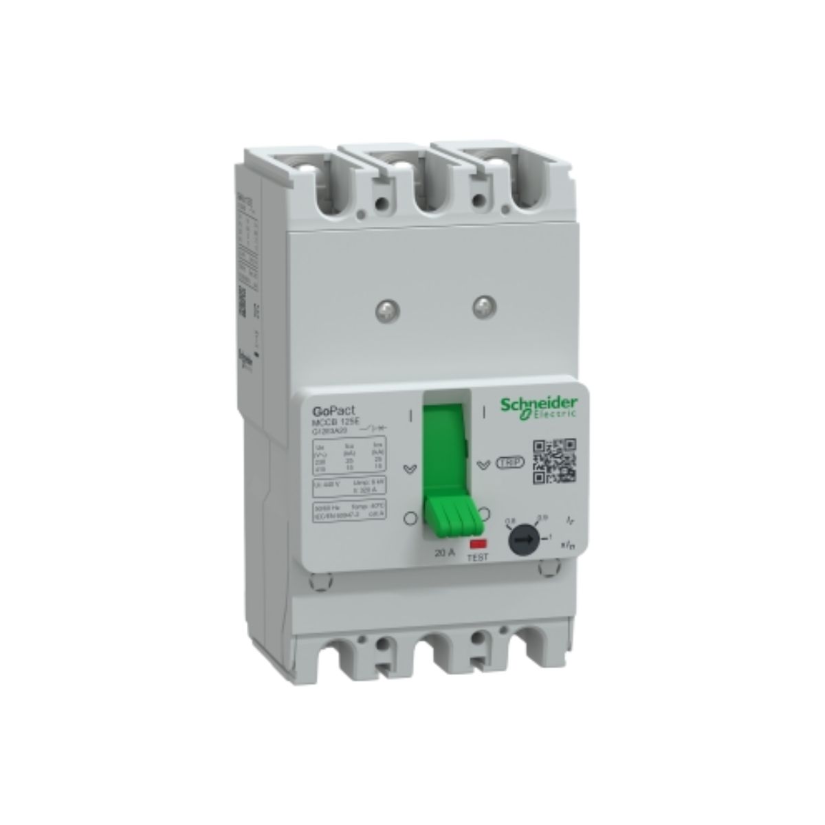 Disjuntor Caixa Moldada Tripolar 20A 15Ka 380/415V 50/60Hz - Schneider