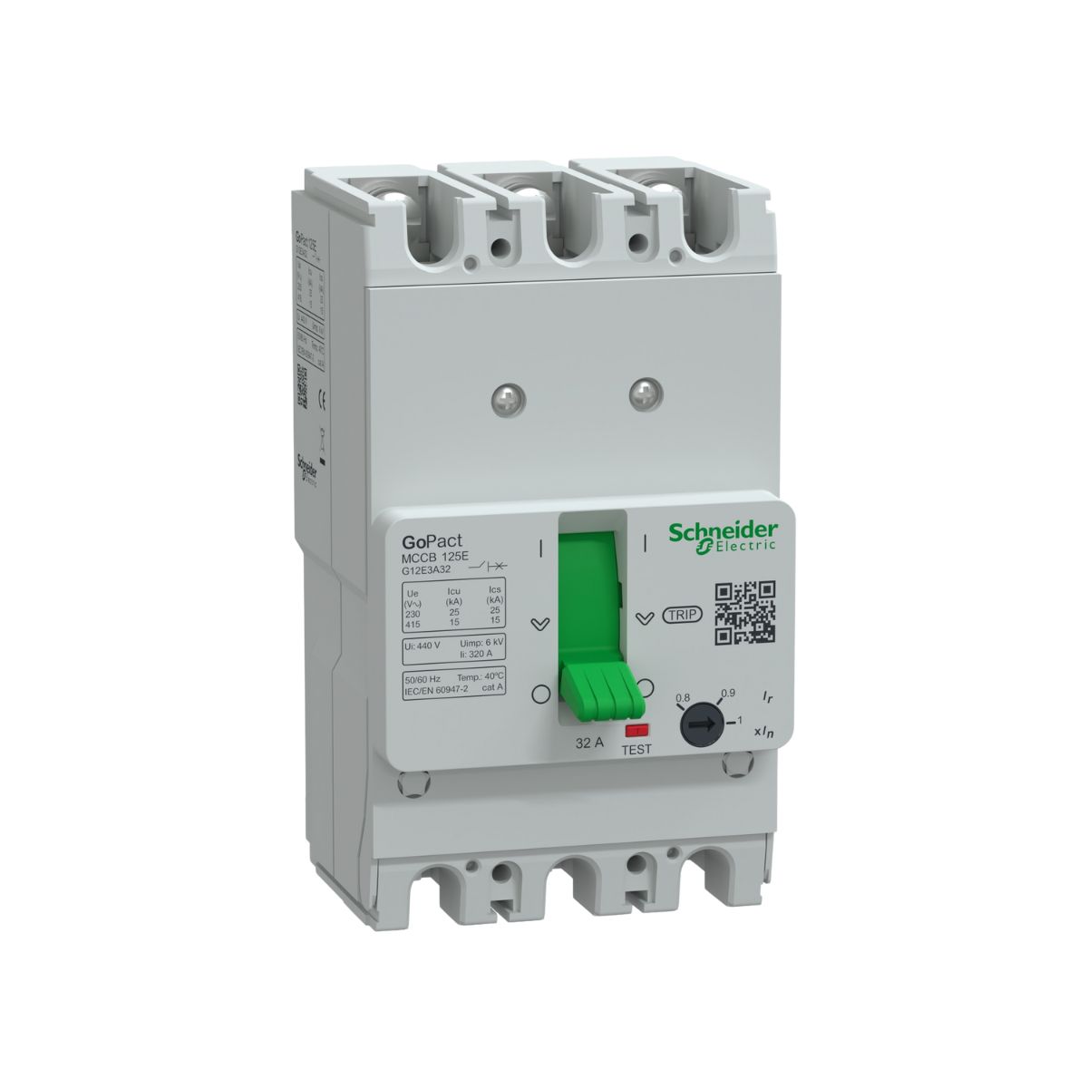 Disjuntor Caixa Moldada Tripolar 32A 15Ka 380/415V 50/60Hz - Schneider