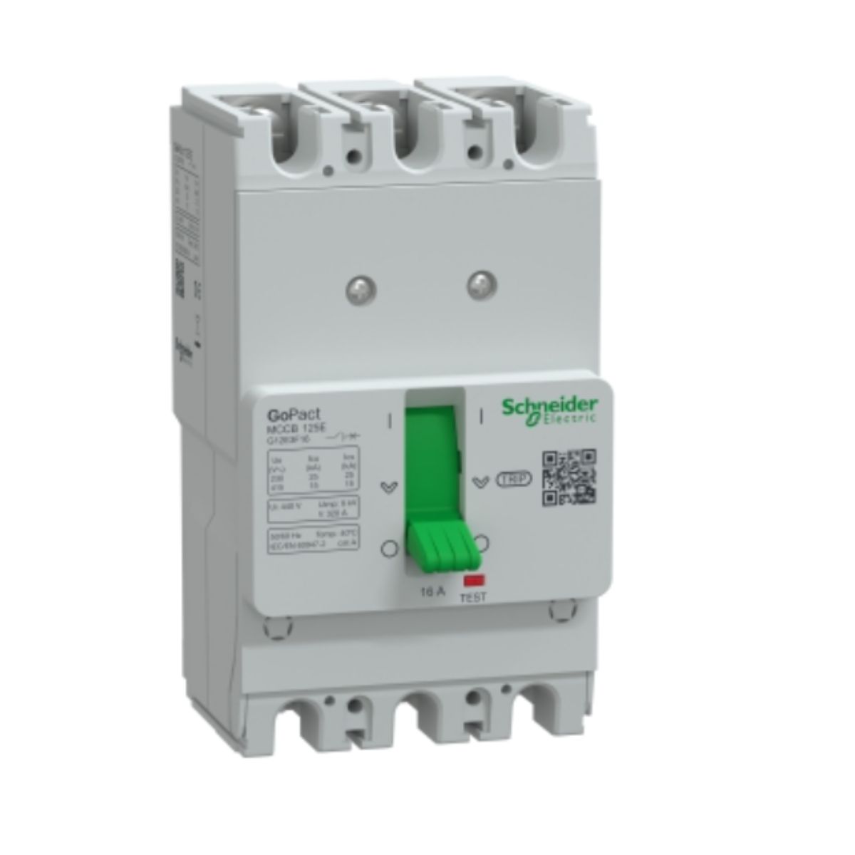 Disjuntor Caixa Moldada Tripolar 16A 15Ka 380/415V 50/60Hz - Schneider