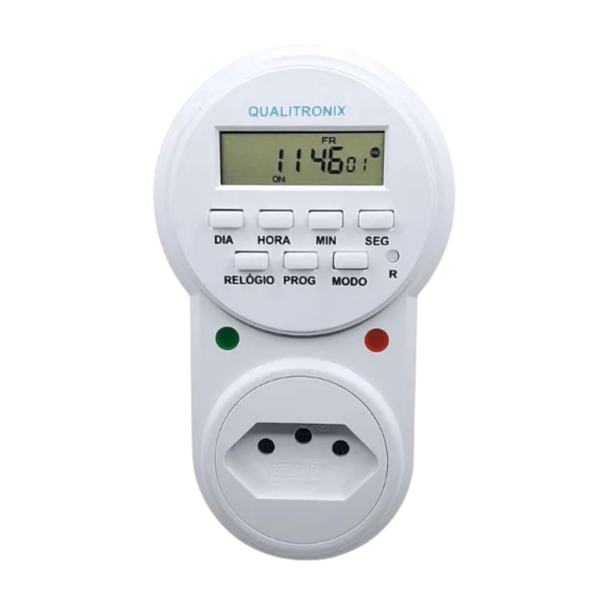 Timer Temporizador Digital Bivolt De Tomada - Qualitronix