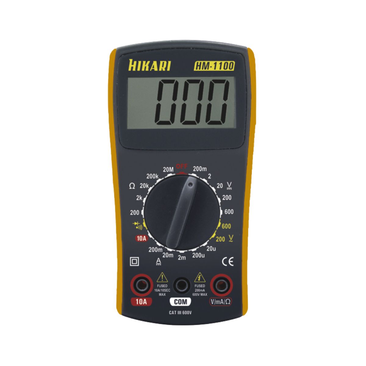 Multímetro Digital Hm-1100 Cat Iii 600V - Hikari