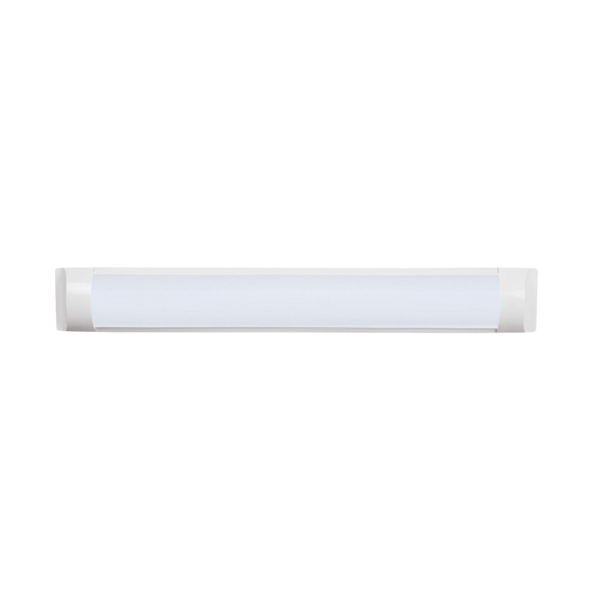 Luminaria Linear Led Sobrepor Slim Bc 18w Bivolt 6500k Branc