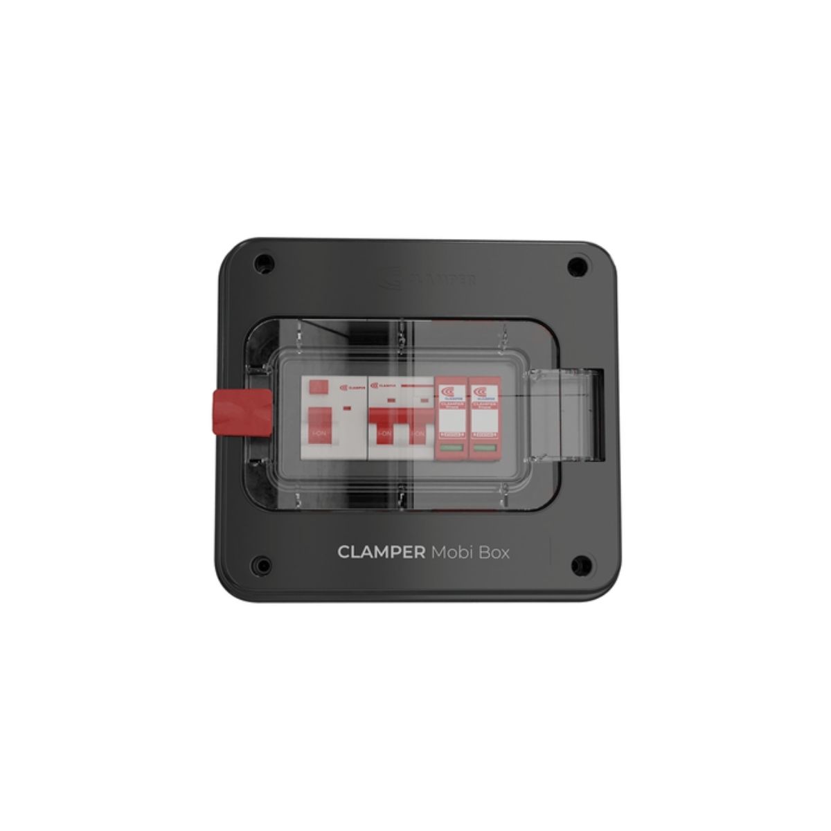 Quadro Proteção Carregador Veicular Fixo Parede Mobi Box 220V Para Ate 8Kw Clamper