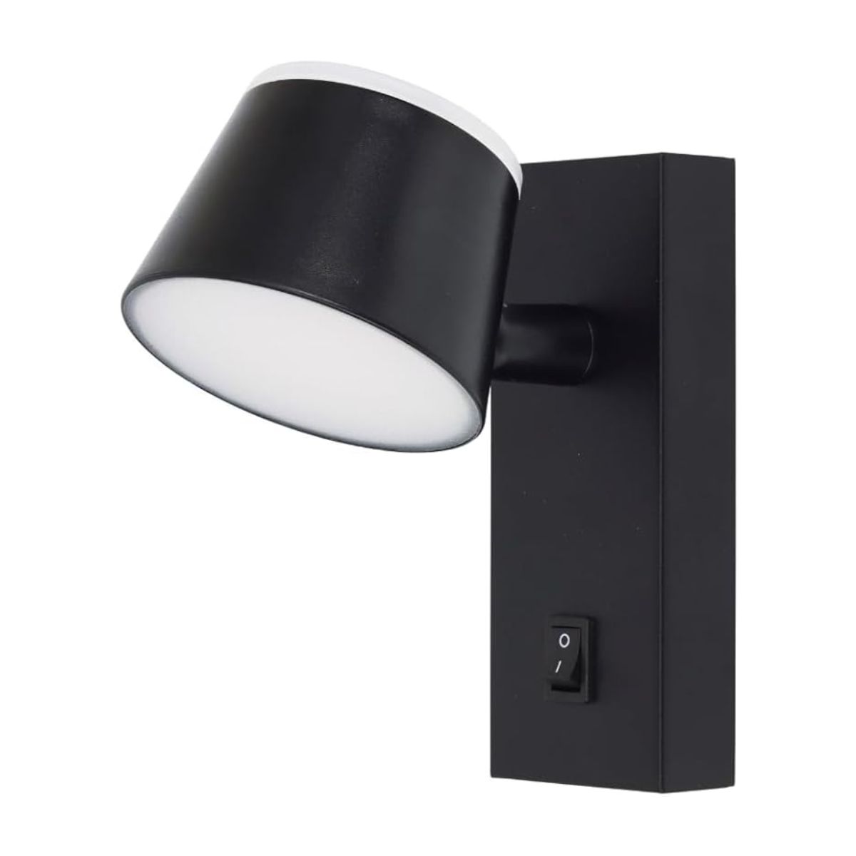 Luminaria Arandela Led Sobrepor Pt 7w Bivolt 3000k Branco Qu