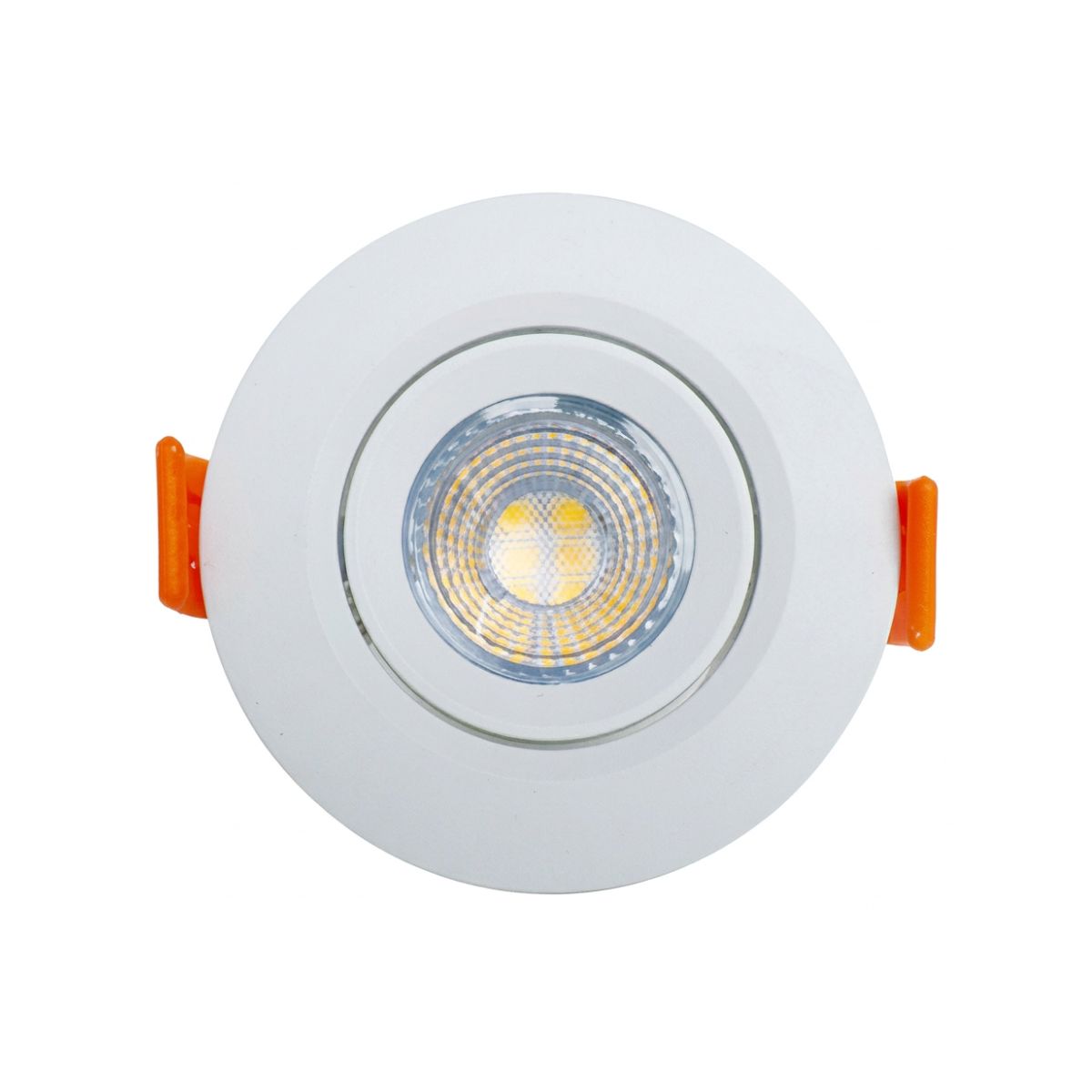 Luminária Spot Led Embutir Redondo Branco 3W Bivolt 3000K Branco Quente 230Lm - Siemens