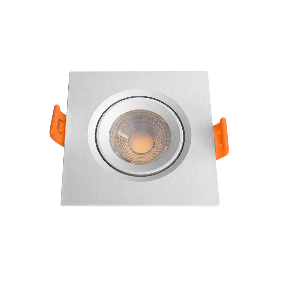 Luminária Spot Led Embutir Quadrado Branco 3W Bivolt 6400K Branco Frio 230Lm - Ourolux