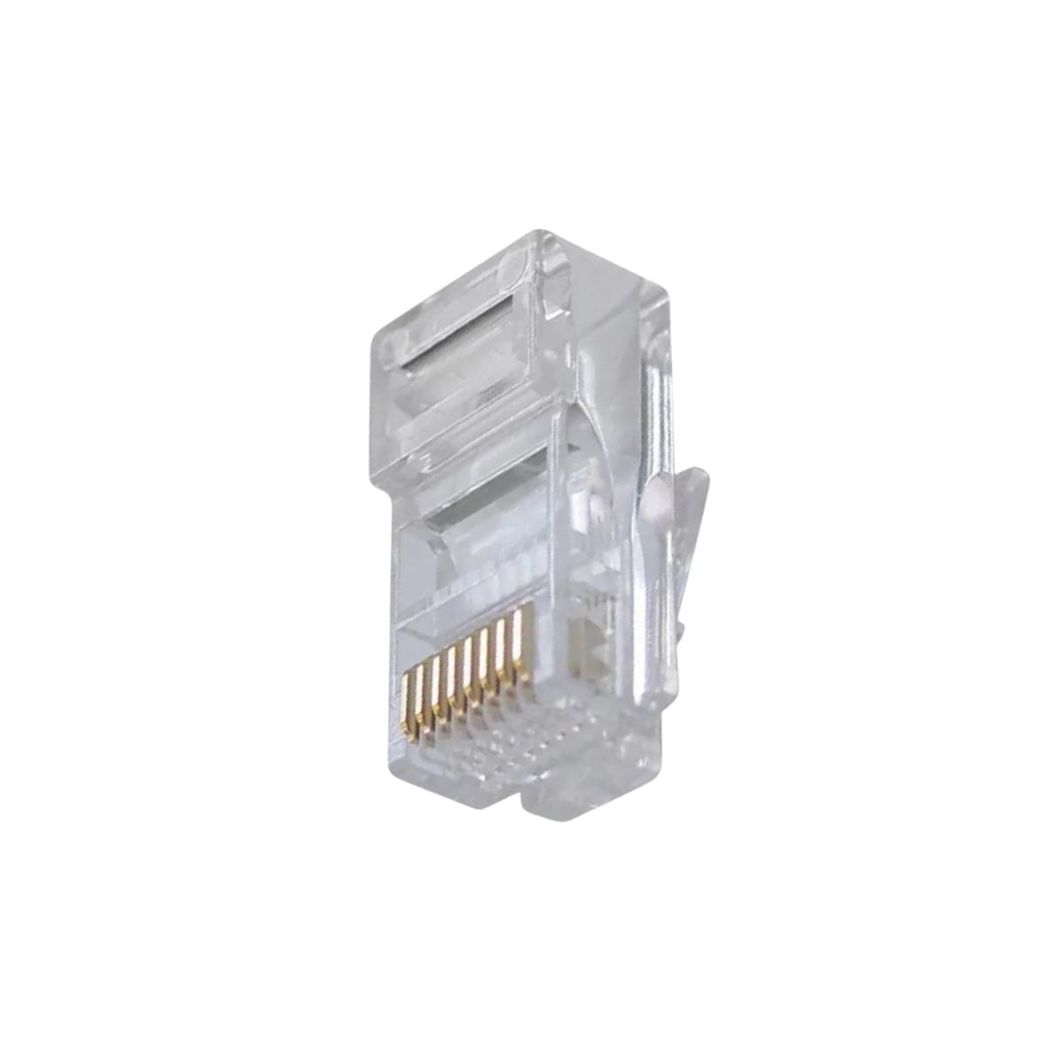 Conector Modular Rj45 Macho Cat5E 8 Vias Transparente - Furukawa
