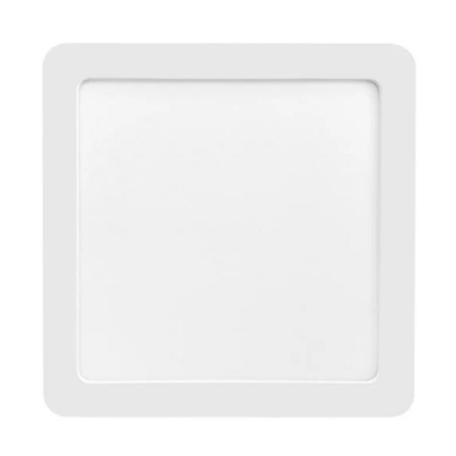 Luminária Painel Led Embutir Quadrado Branco 24W Bivolt 3000K Branco Quente 1920Lm Difusor Poliestireno - Bellalux