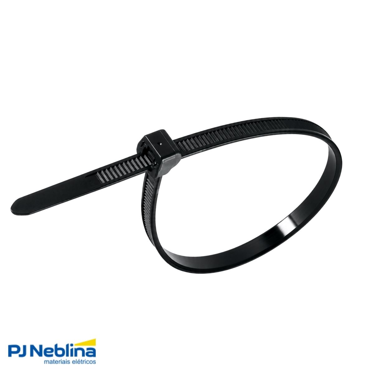 Braçadeira Flexível Poliamida 200X4,6Mm Preto - Dutoplast