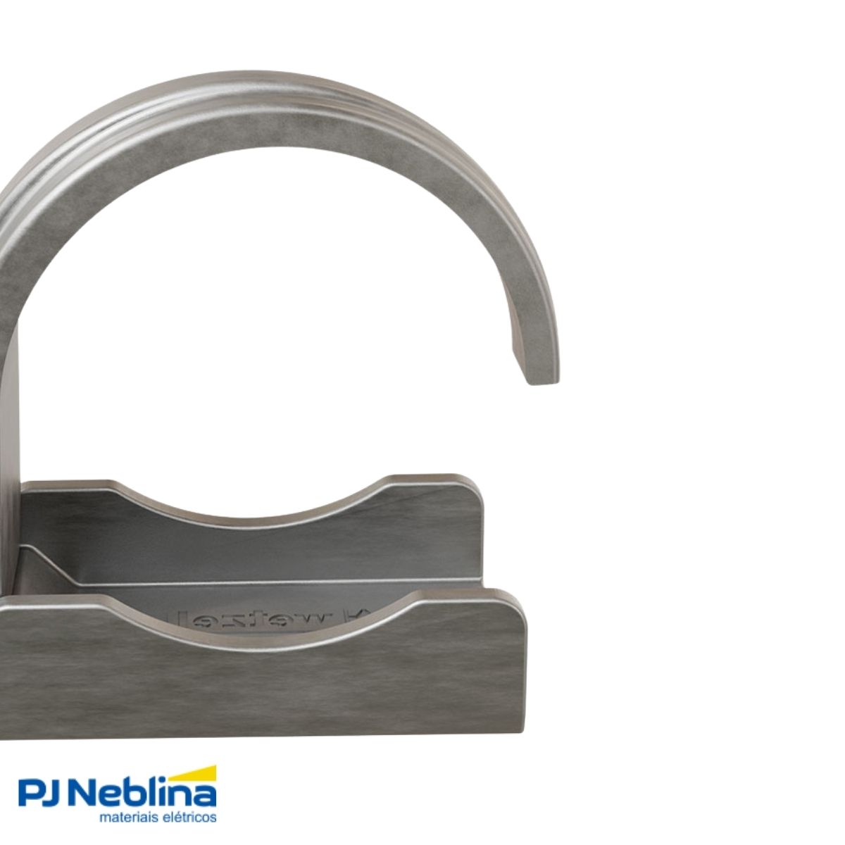 Braçadeira Tipo Unha C/Base 1Pol Alumínio - Wetzel