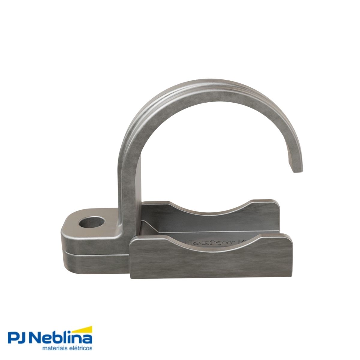 Braçadeira Tipo Unha C/Base 1/2 Alumínio - Wetzel