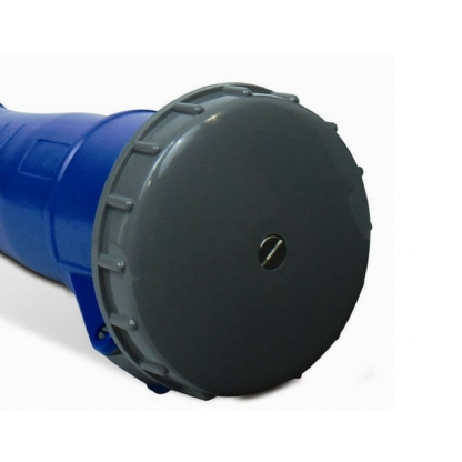 Tomada Industrial Fêmea Acoplamento 2P+T 32A 200/250V 6H Azul Shock Tite S3256W - Steck