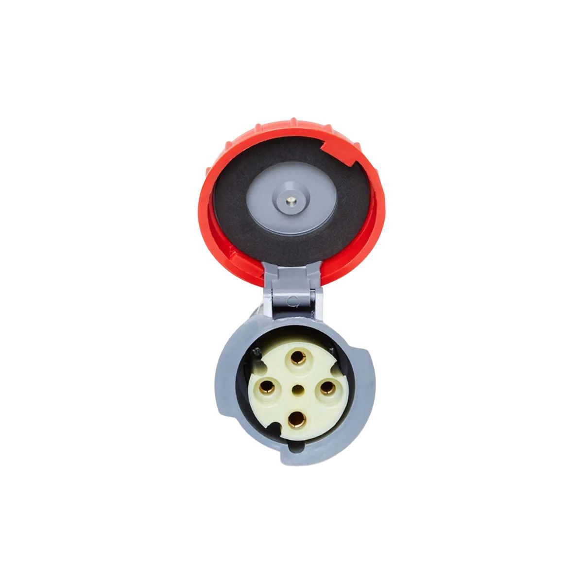 Tomada Industrial Femea Móvel Acoplador 3P+T 63A 380/440V Vm 6H Ip67 - Steck