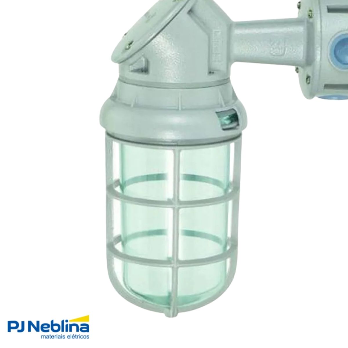 Luminária Industrial Arandela 90G Tgvp Cz 300W E40 Difusor Vidro Alcalino 3/4 Bsp C/Grade - Wetzel
