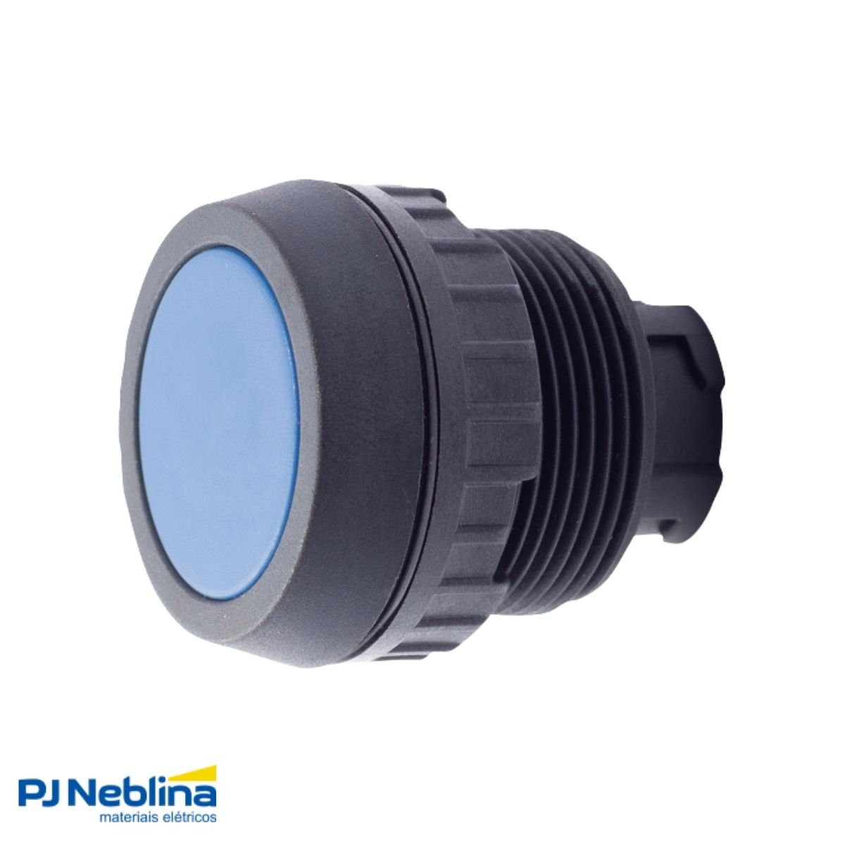 Botão Comando Pulsador Faceado Redondo 30 mm Plástico Azul - Ace Schmersal