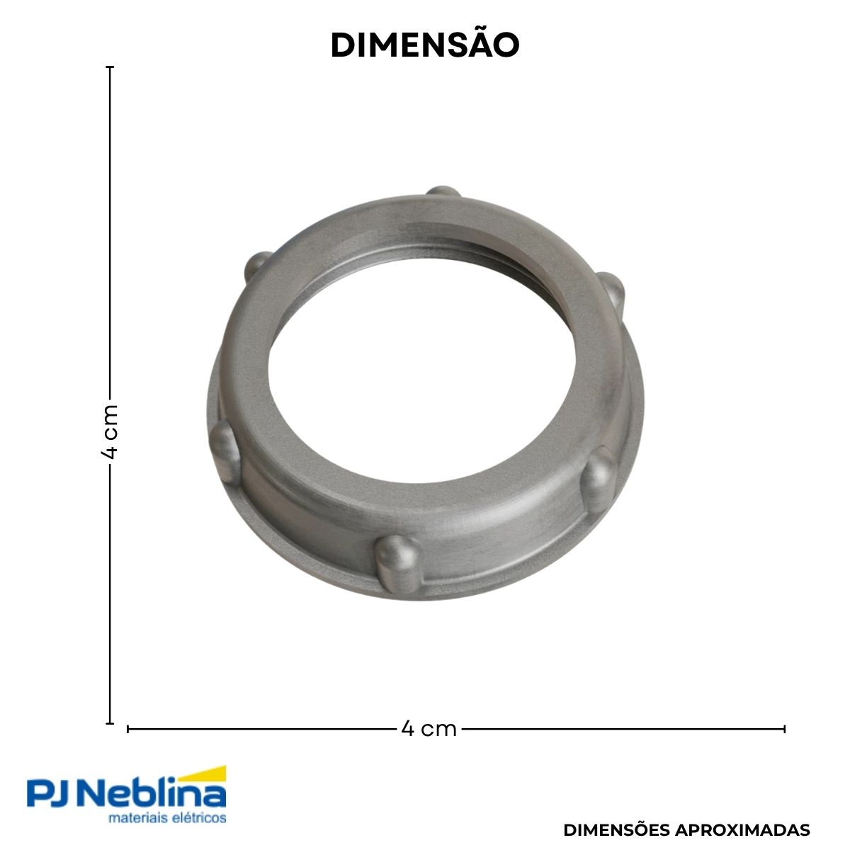 Bucha Eletroduto Alumínio 1.1/4 Bsp - Wetzel