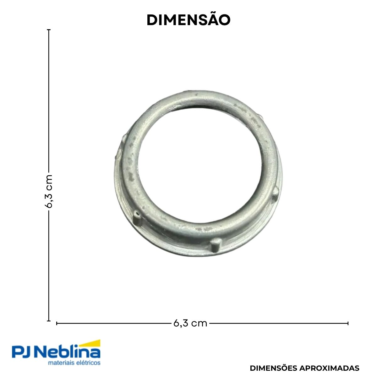 Bucha Eletroduto Aluminio 2pol Bsp