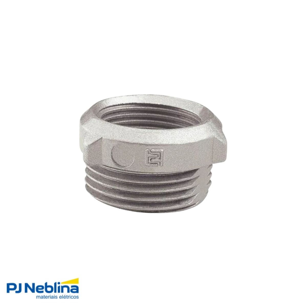 Bucha Eletroduto Redução Alumínio 3/4 X 3/8 Bsp - Wetzel
