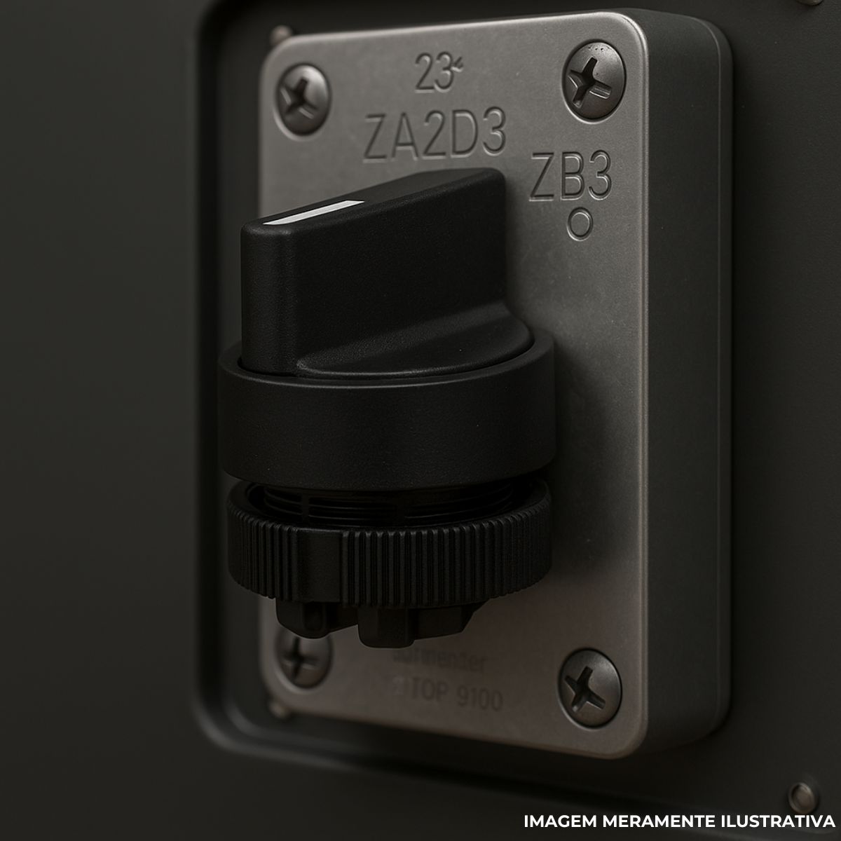 Cabeçote Comutador Manopla Curta 3Pos - Schneider