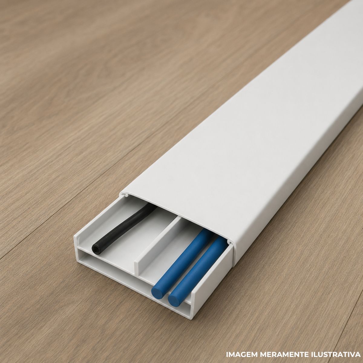 Canaleta Pvc Piso 50X10 (Br C/2M) Cz Dp2 - Dutoplast