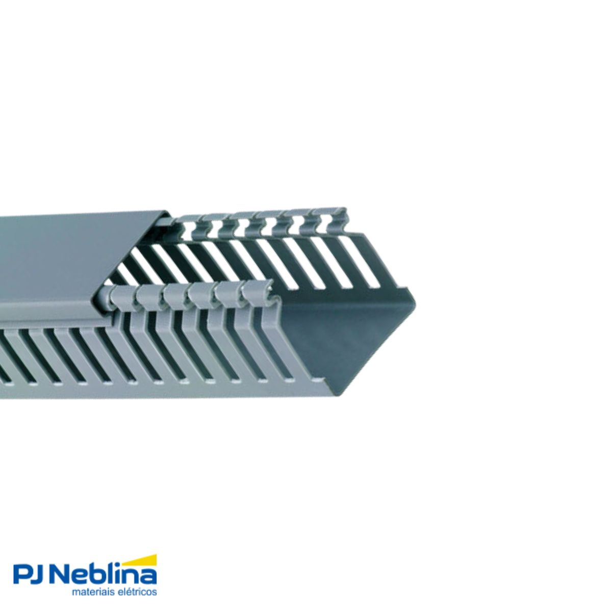 Canaleta Pvc Rec Aberto 110X80 (Br C/2M) Cz C/Tampa S/Divisória S/Adesivo - Dutoplast