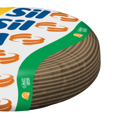 Cabo Flexível 750V PVC 1,50mm Marrom 100 Metros - Sil