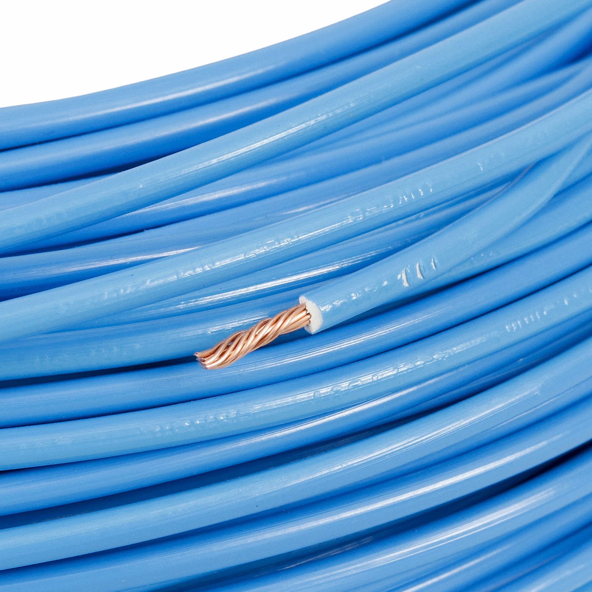 Cabo Flexível Duflex 750V Pvc  2,50Mm Azul 70G 100 Metros - Induscabos