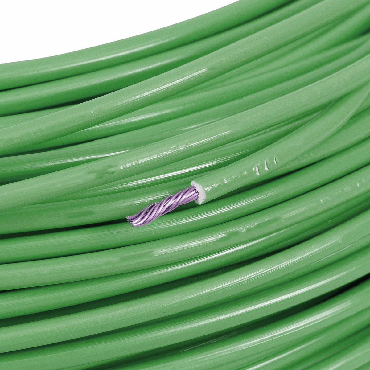 Cabo Flexível Duflex 750V Pvc 2,50Mm Verde 70G 100 Metros - Induscabos