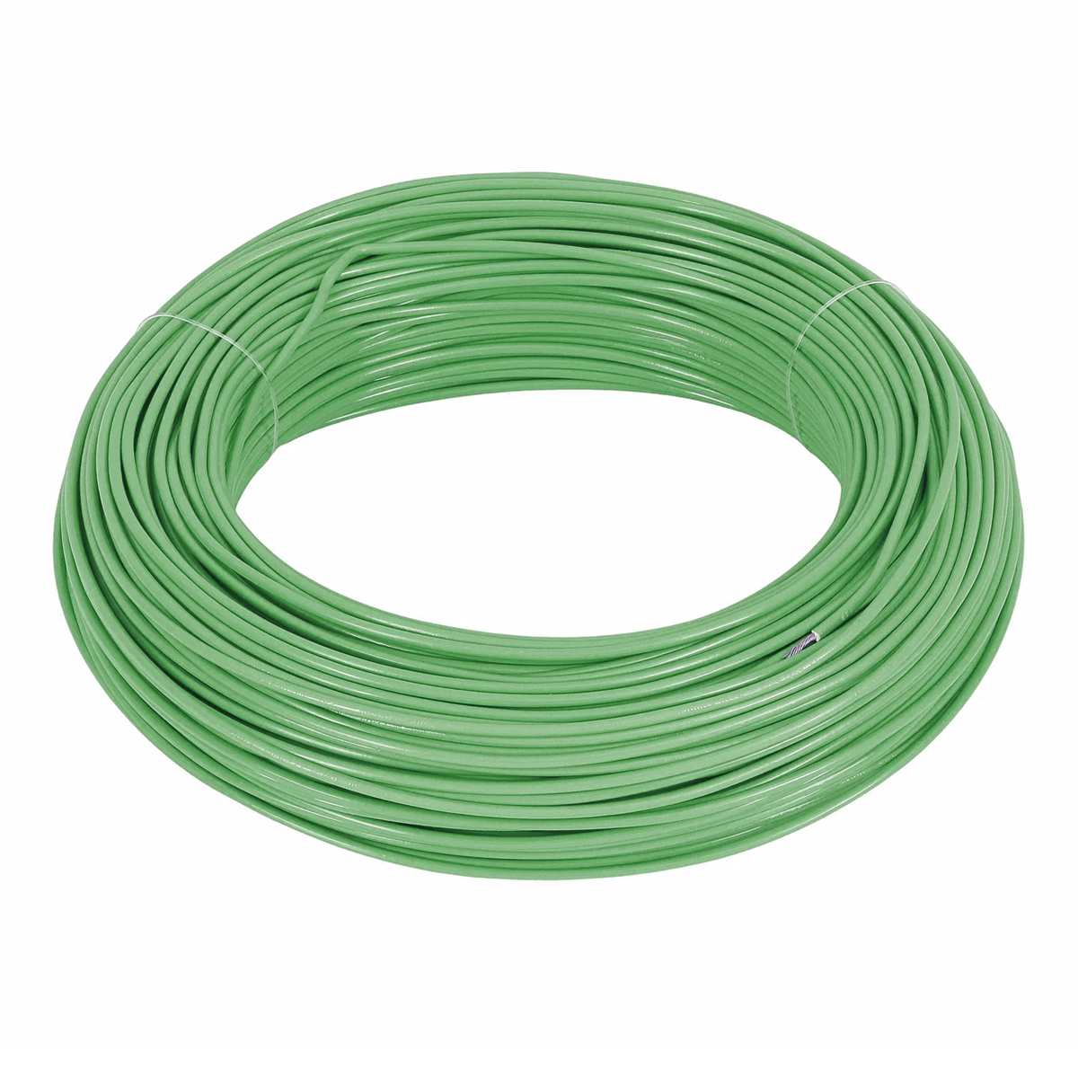 Cabo Flexível Duflex 750V Pvc 4,00Mm Verde 70G 100 Metros - Induscabos