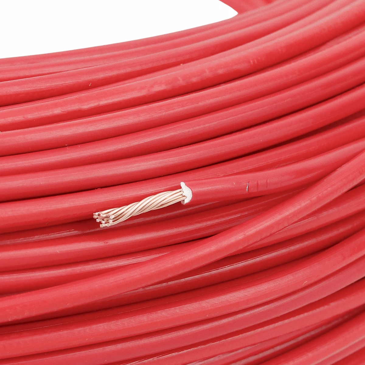 Cabo Flexível Duflex 750V Pvc 6,00Mm Vermelho 70G 100 Metros - Induscabos