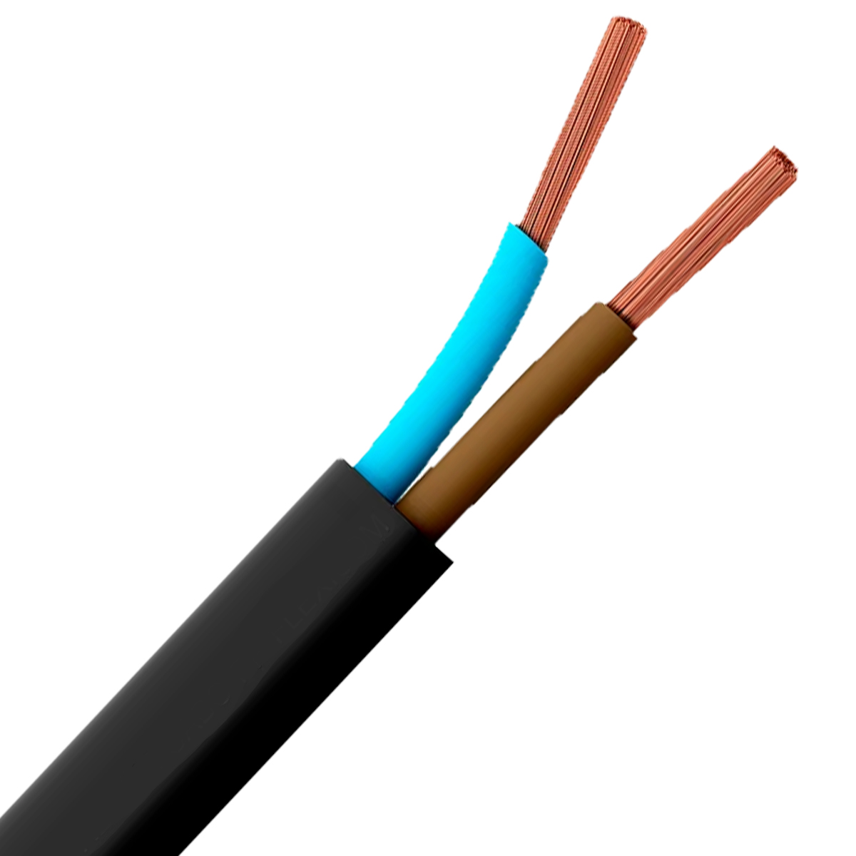 Cabo PP 500V PVC 2x2,50mm Preto 100 Metros - Sil