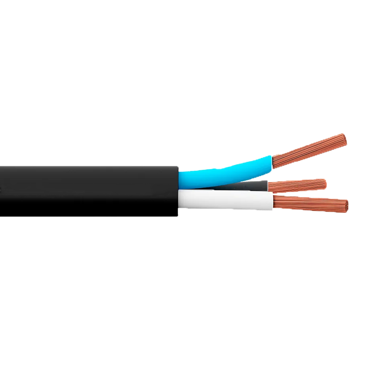 Cabo Pp 500V Pvc 3X2,50Mm Preto 70G 100 Metros - Sil