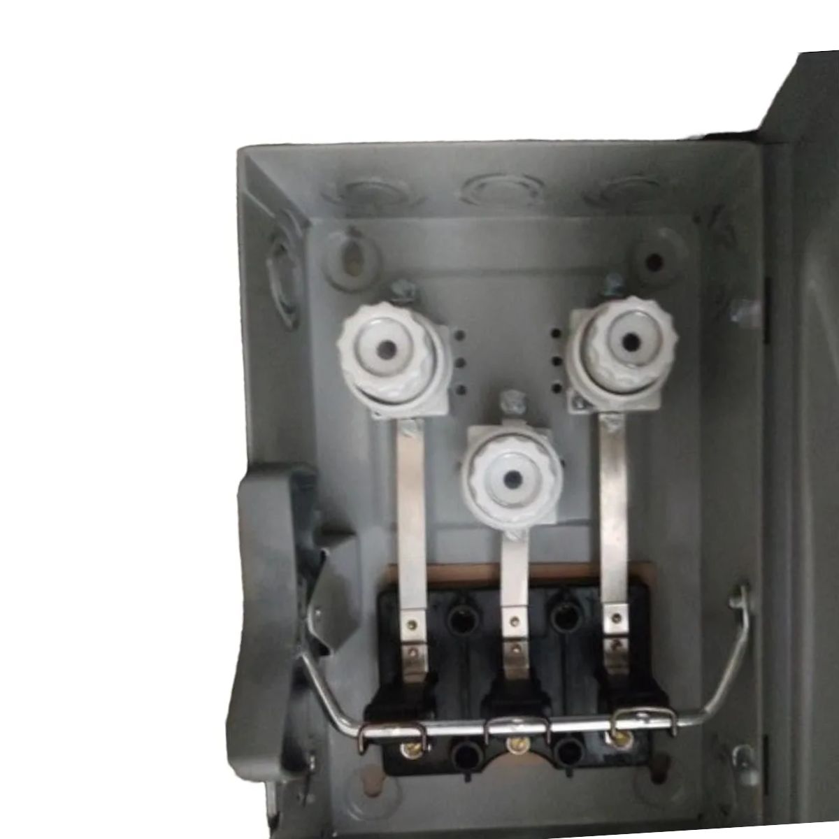 Chave Blindada Porta Fusível Trifásica 30A 600V Diazed Alavanca Cinza F-521 - Margirius