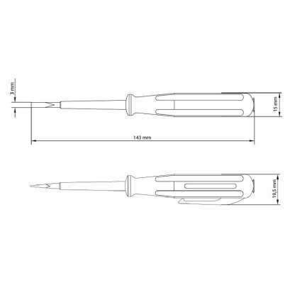 Chave Teste 1/8X3 Polegadas - Tramontina
