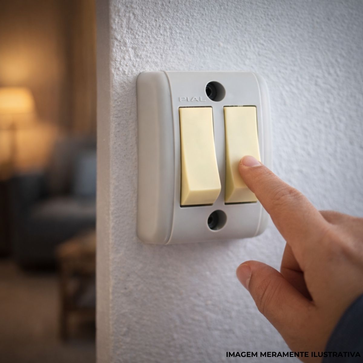 Interruptor Sobrepor 2 Paralelo 10A 250V Silentoque - Pial