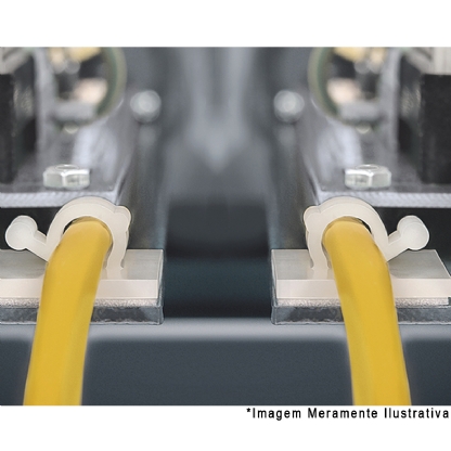 Clip Auto Adesivo Ra Natural 6,0X9,0mm 1000 Unidades - Hellermann