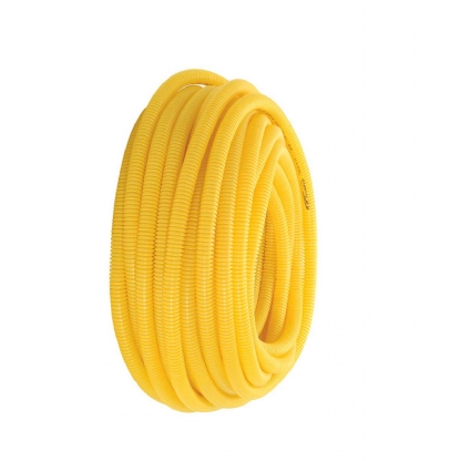 Conduite Flexível Pvc Corrugado 1 Polegada Dn32mm Amarela Rolo Com 25 Metros - Amanco