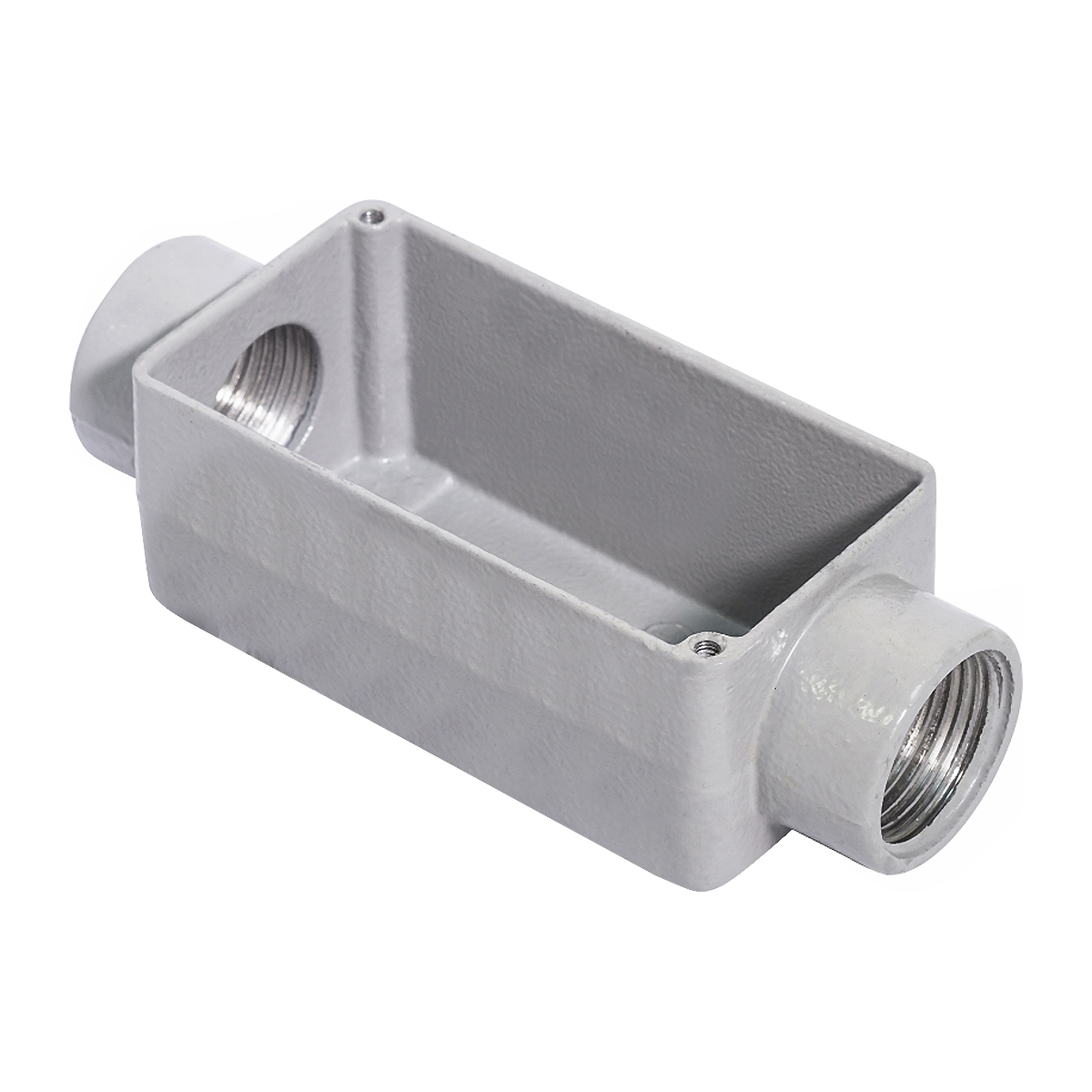 Condulete Alumínio Fixo Tipo C 3/4 Polegadas Com Rosca Bsp Sem Tampa Sem Vedação - Wetzel