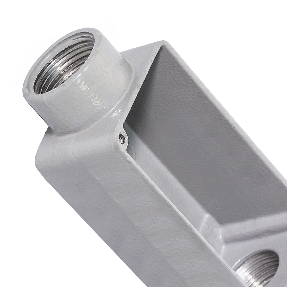 Condulete Alumínio Fixo Tipo C 3/4 Polegadas Com Rosca Bsp Sem Tampa Sem Vedação - Wetzel
