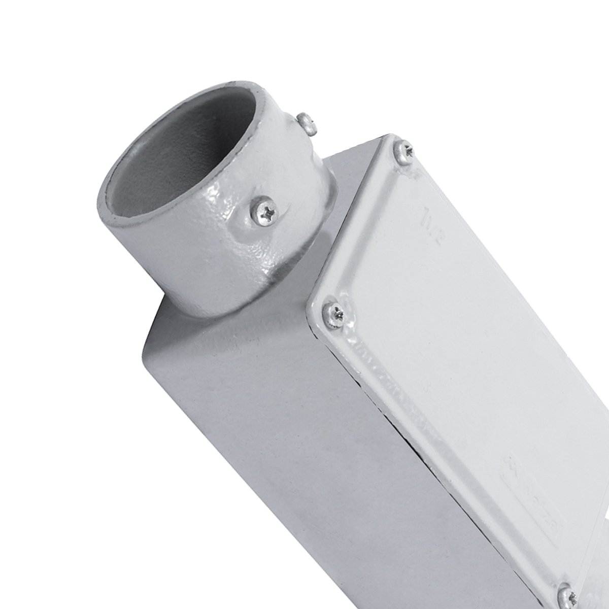 Condulete Alumínio Fixo Tipo C 1.1/2 Polegadas Sem Rosca Com Tampa Sem Vedação - Wetzel