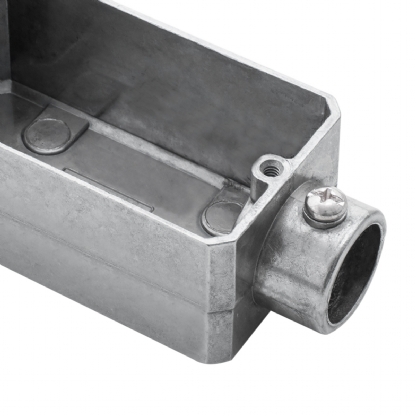 Condulete Alumínio Fixo Tipo C 3/4 Polegadas Sem Rosca Sem Tampa Sem Vedação - Wetzel