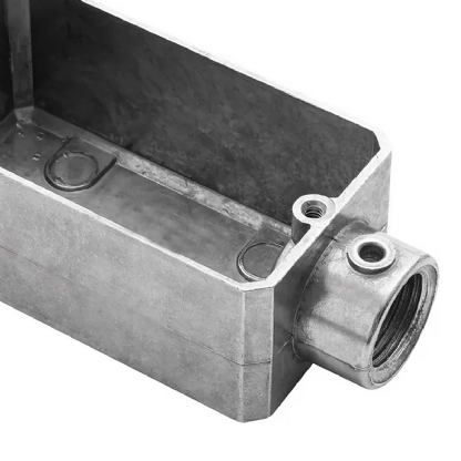 Condulete Alumínio Fixo Tipo E 3/4 Polegadas Com Rosca Bsp Sem Tampa Sem Vedação - Wetzel