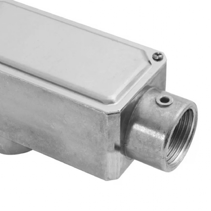 Condulete Alumínio Fixo Tipo Lb 1 Polegada Com Rosca Bsp Com Tampa Com Vedação Ip54 - Wetzel