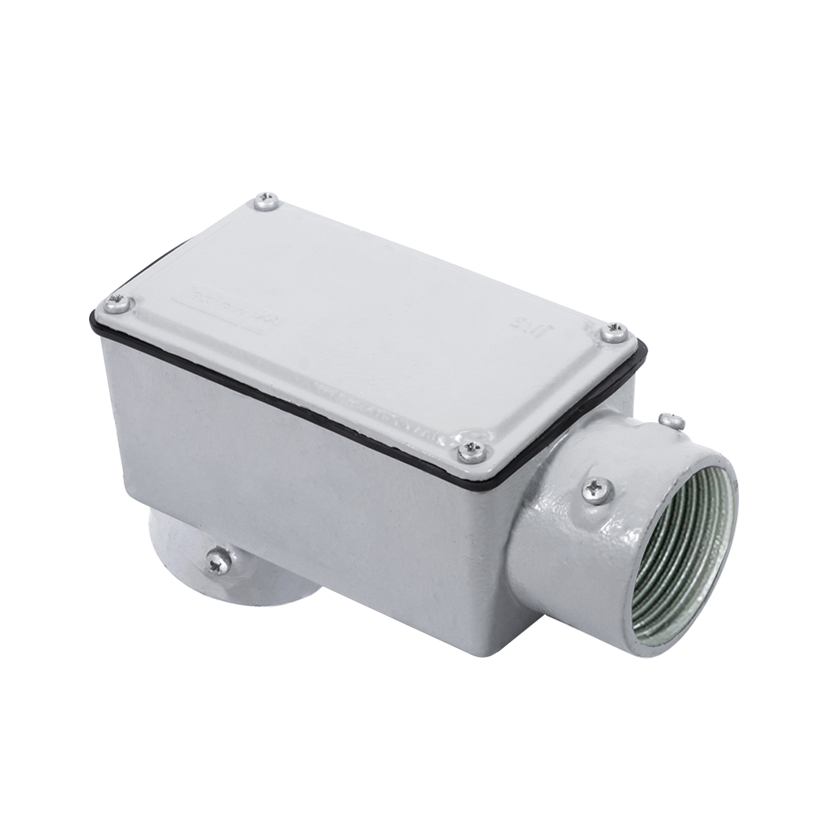 Condulete Alumínio Fixo Tipo Lb 1.1/4 Com Rosca Bsp Com Tampa Com Vedação Ip54 - Wetzel