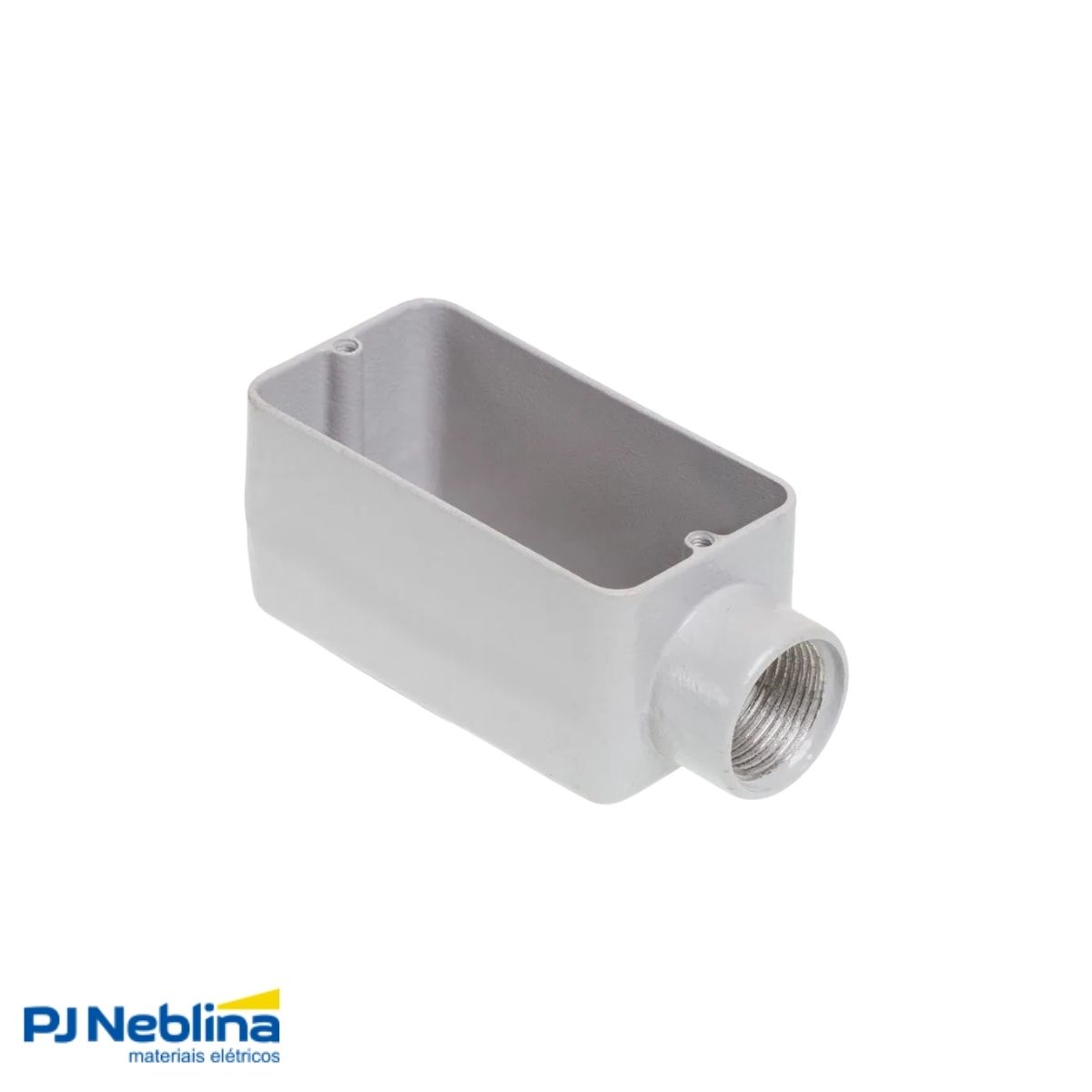 Condulete Alumínio Fixo Tipo Lb 1/2 C/Rosca Bsp C/Pintura Cz S/Tampa S/Vedação - Wetzel