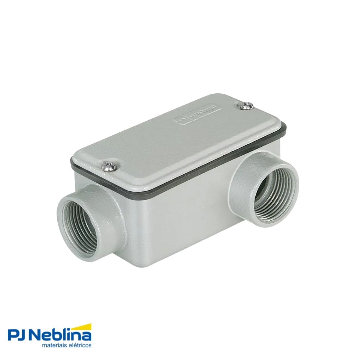 Condulete Alumínio Fixo Tipo Lb 3/4 C/Rosca Bsp C/Pintura Cz C/Tampa C/Vedação Tgvp (Ip54) - Wetzel