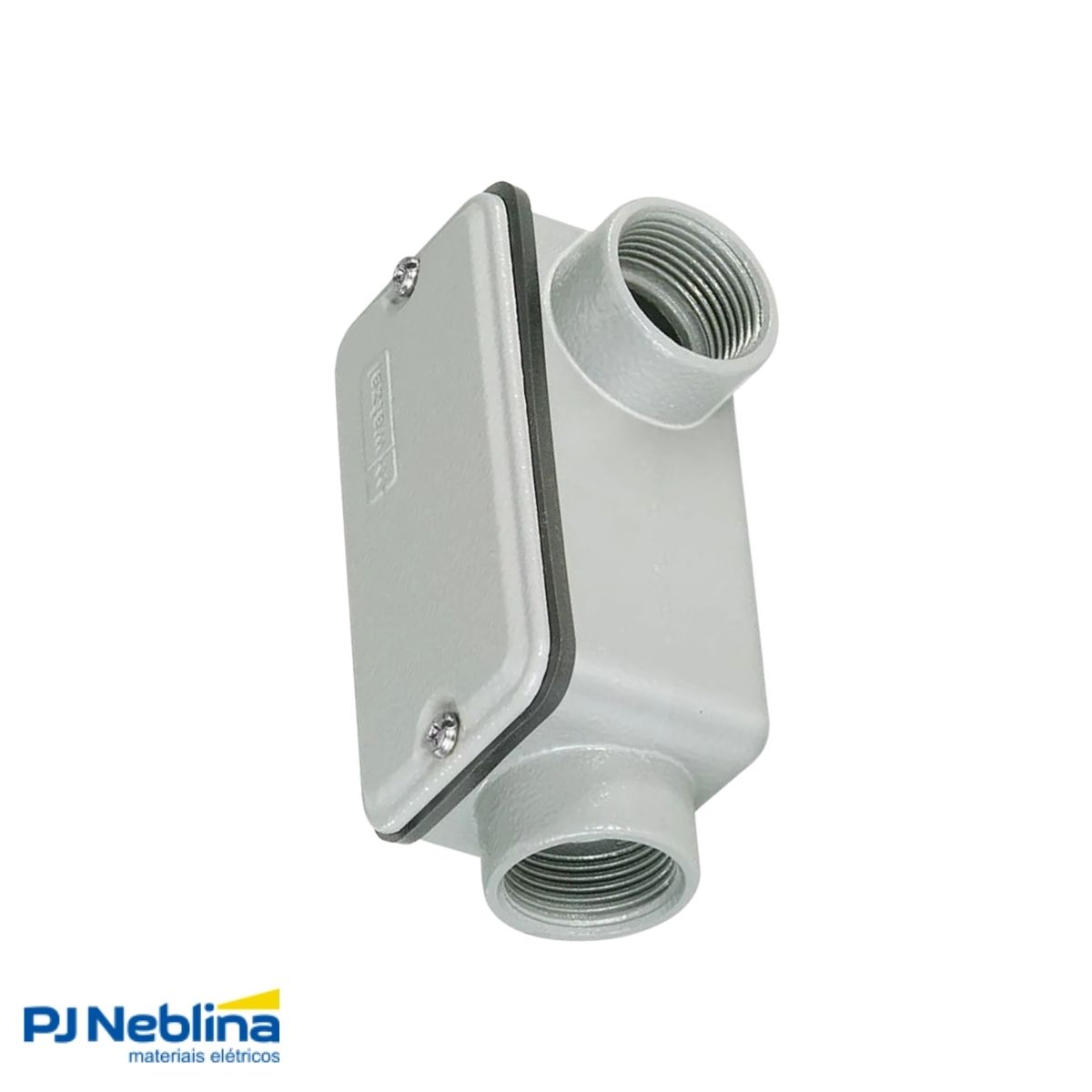 Condulete Alumínio Fixo Tipo Lb 3/4 C/Rosca Bsp C/Pintura Cz C/Tampa C/Vedação Tgvp (Ip54) - Wetzel