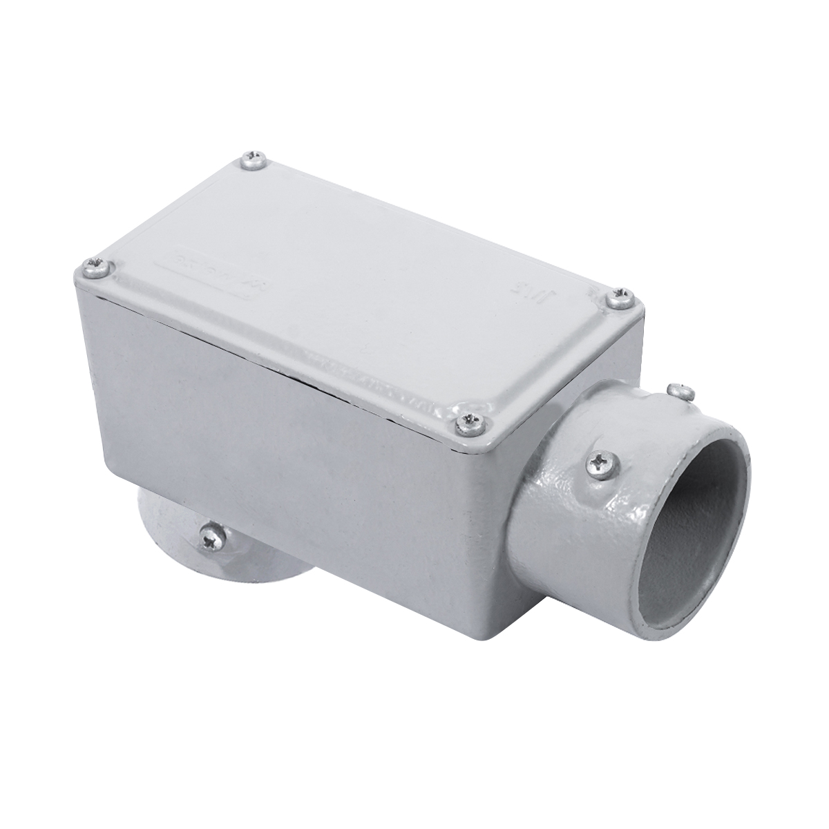 Condulete Alumínio Fixo Tipo Lb 2 Polegada Sem Rosca Com Tampa Sem Vedação - Wetzel